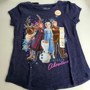 Disney Jumping Beans Frozen Collectable T-SHIRT Size 7